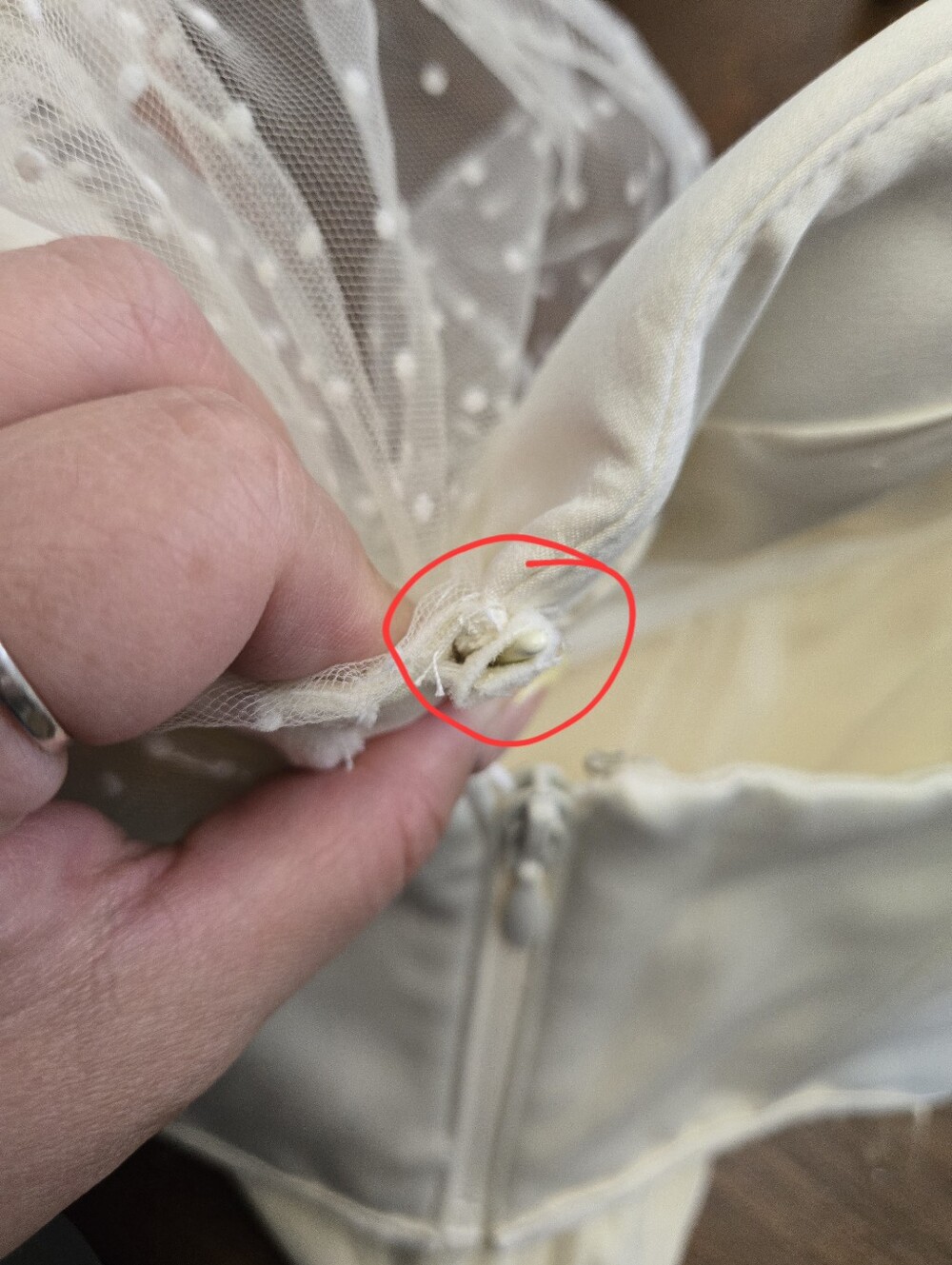 House Of CB Kim White Tulle Corset - Picture 8 of 8